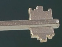 Le profil d'une clé à double panneton peut être facilement reproduit.