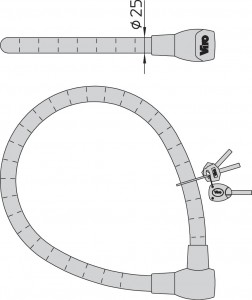 Le principal avantage des câbles blindés est d'avoir un grand diamètre extérieur, inattaquable avec des pinces et cisailles.