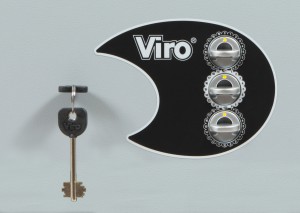 Porte Viro Privacy avec serrure à combinaison mécanique.