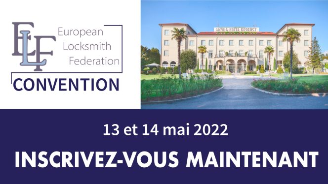 CONVENTION ELF (European Locksmith Federation) 2022